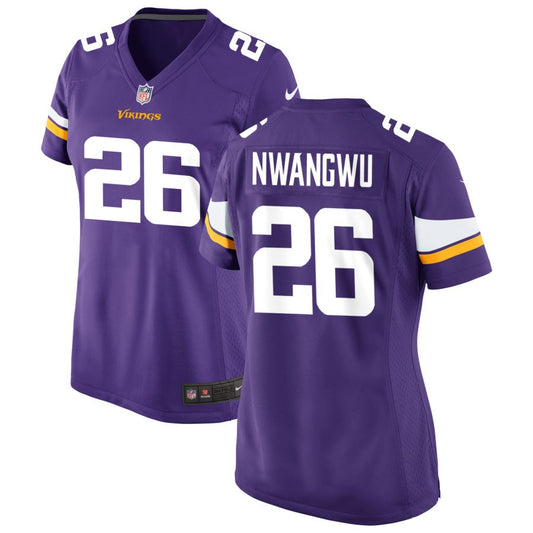 Kene Nwangwu Minnesota Vikings Nike Women's Game Jersey - Purple