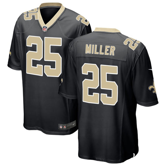 Kendre Miller New Orleans Saints Nike Game Jersey - Black