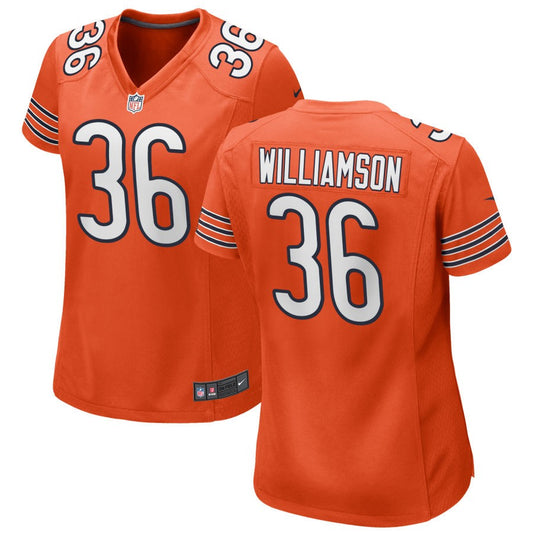 Kendall Williamson Chicago Bears Nike Women's Alternate Game Jersey - Orange