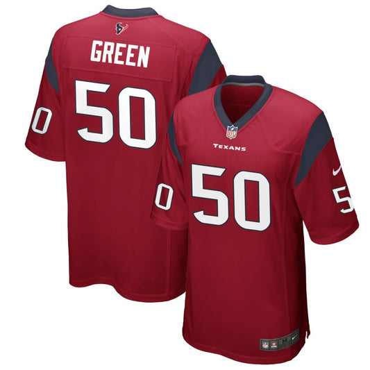 Kendrick Green Houston Texans Nike Alternate Game Jersey - Red