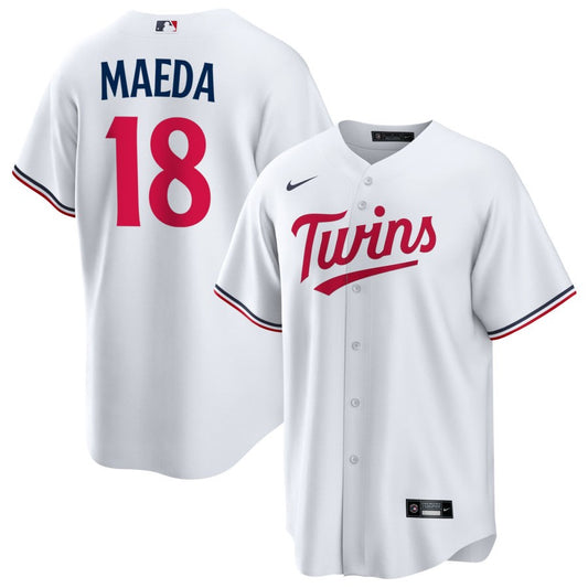 Kenta Maeda Minnesota Twins Nike Home Replica Jersey - White