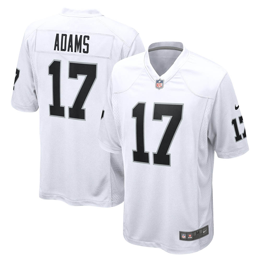 Men's Las Vegas Raiders Davante Adams Game Jersey White