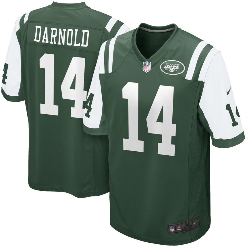 Men's New York Jets Sam Darnold Green Game Jersey