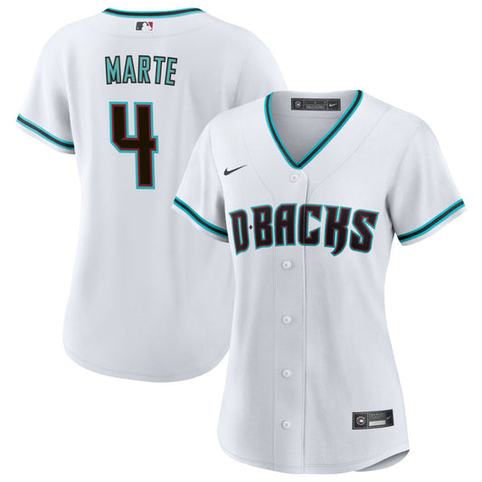 Ketel Marte Arizona Diamondbacks Nike Women's Home Replica Jersey - White