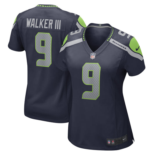 Kenneth Walker III Seattle Seahawks Nike Women's Game Player Jersey - College Navy