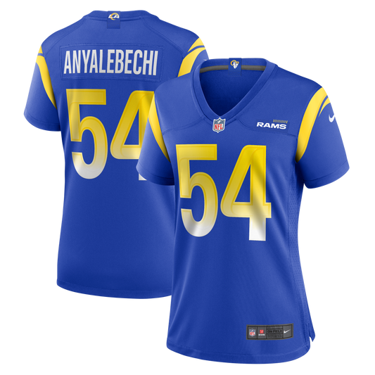 Kelechi Anyalebechi Los Angeles Rams Nike Women's  Game Jersey - Royal