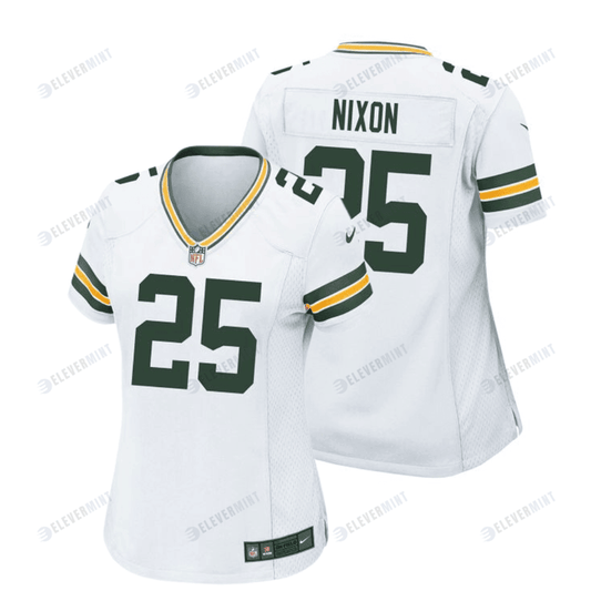 Keisean Nixon 25 Green Bay Packers Women Away Game Jersey - White