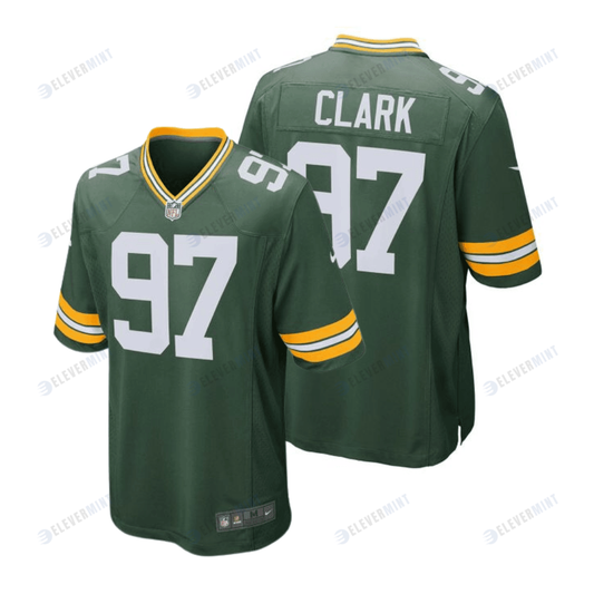 Kenny Clark 97 Green Bay Packers YOUTH Home Game Jersey - Green