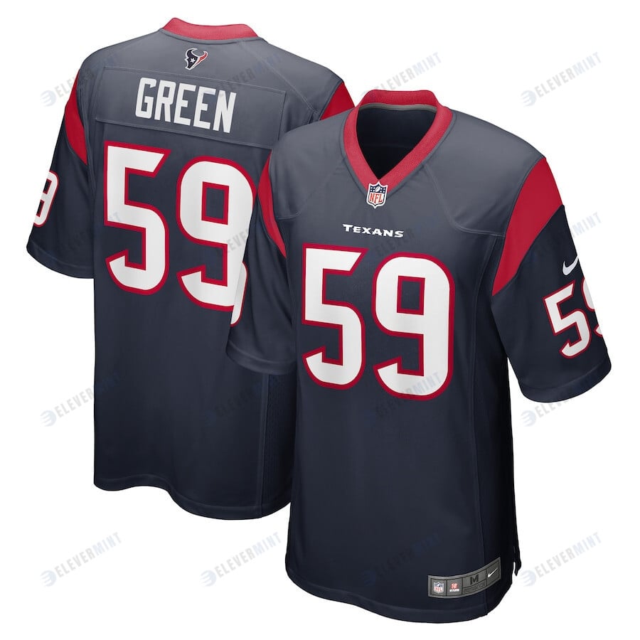 Kenyon Green 59 Houston Texans Men Game Jersey - Navy