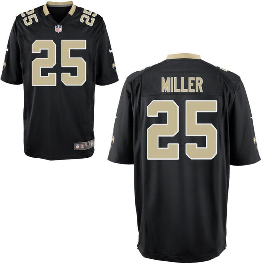 Kendre Miller New Orleans Saints Nike Youth Game Jersey - Black