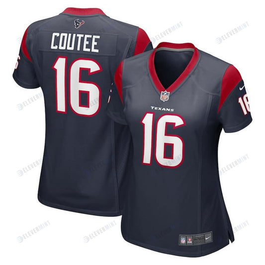 Keke Coutee 16 Houston Texans Women's Game Jersey - Navy