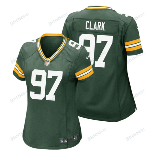 Kenny Clark 97 Green Bay Packers Women Home Game Jersey - Green