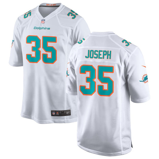 Kelvin Joseph Miami Dolphins Nike Game Jersey - White