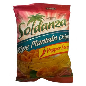 soldanza spicy ripe plaintain chips jamaica